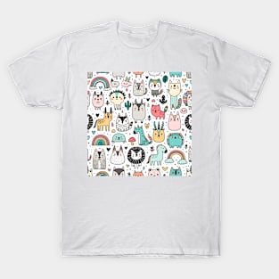 Cutie fantasy wild friends T-Shirt